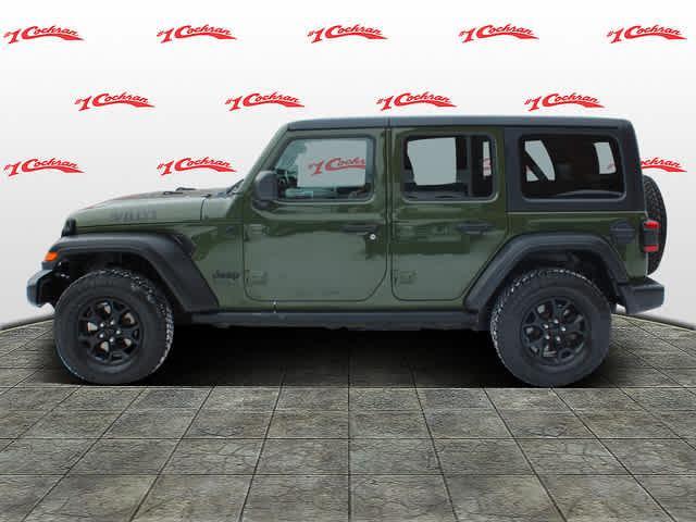 used 2020 Jeep Wrangler Unlimited car, priced at $25,857