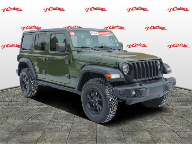 used 2020 Jeep Wrangler Unlimited car, priced at $25,857