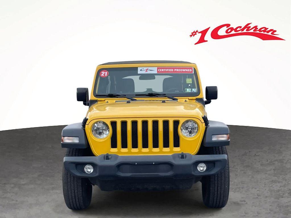 used 2021 Jeep Wrangler Unlimited car, priced at $25,698