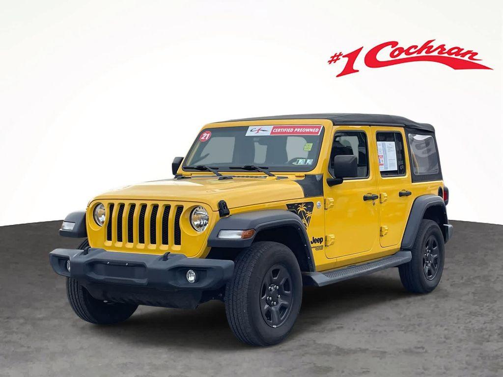 used 2021 Jeep Wrangler Unlimited car, priced at $25,698