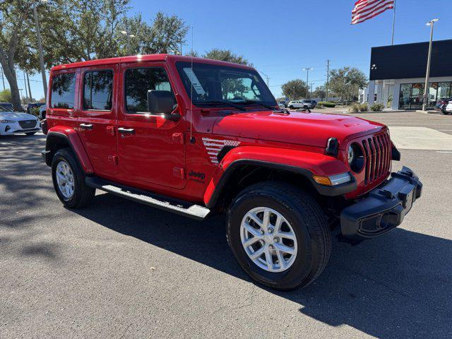 used 2021 Jeep Wrangler Unlimited car, priced at $34,519