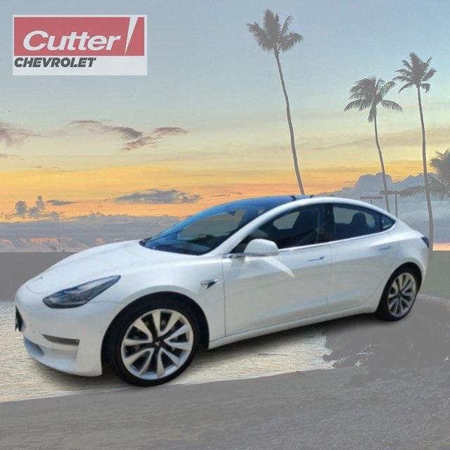 used 2018 Tesla Model 3 car, priced at $28,495