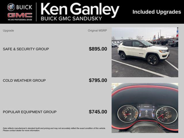 used 2018 Jeep Compass car, priced at $16,995