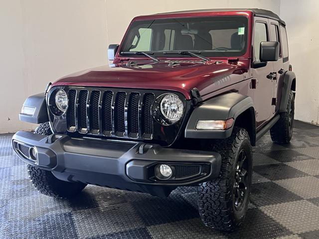 used 2021 Jeep Wrangler Unlimited car, priced at $31,020