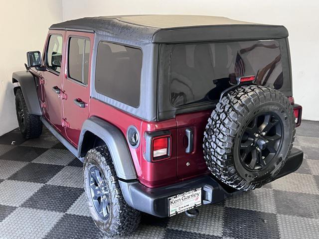 used 2021 Jeep Wrangler Unlimited car, priced at $31,020