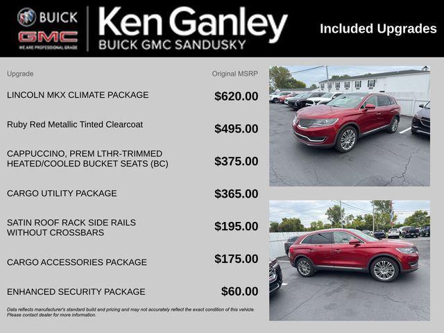 used 2017 Lincoln MKX car, priced at $16,395