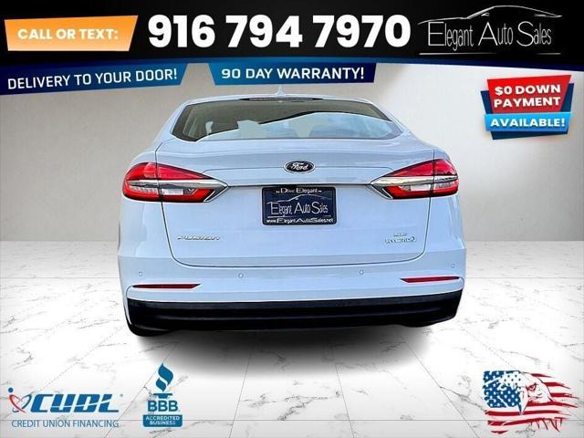 used 2019 Ford Fusion Hybrid car, priced at $13,999