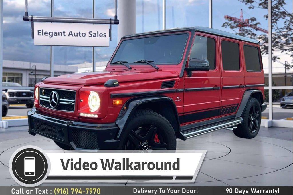 used 2017 Mercedes-Benz AMG G 63 car, priced at $63,999