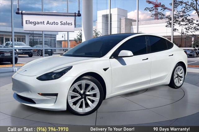 used 2021 Tesla Model 3 car, priced at $22,999