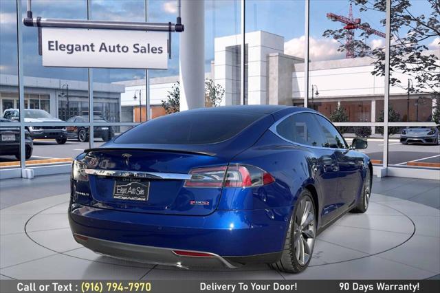 used 2015 Tesla Model S car, priced at $27,999