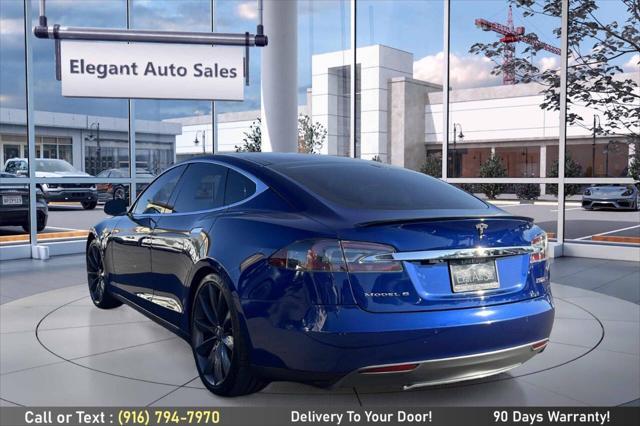 used 2015 Tesla Model S car, priced at $27,999