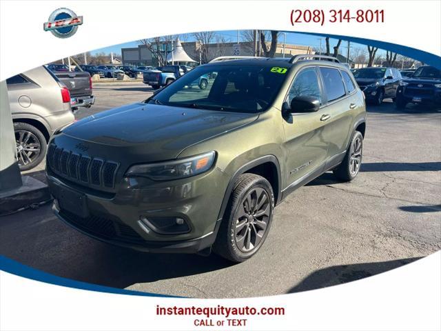 used 2021 Jeep Cherokee car, priced at $18,495