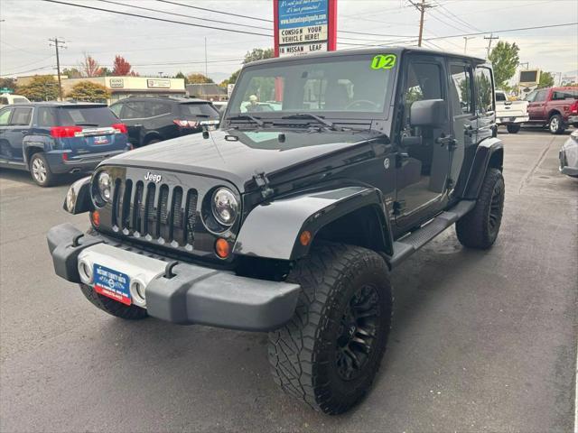 used 2012 Jeep Wrangler Unlimited car, priced at $17,495