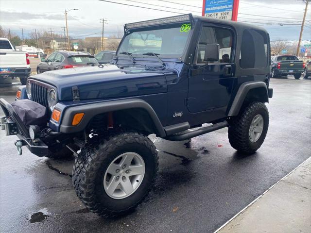 used 2002 Jeep Wrangler car, priced at $13,995