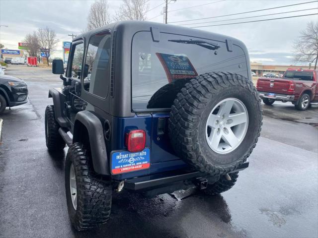 used 2002 Jeep Wrangler car, priced at $13,995