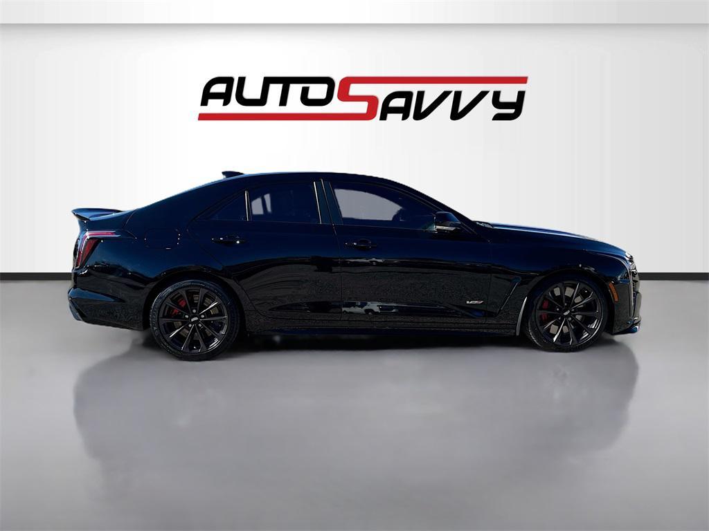 used 2022 Cadillac CT4-V car, priced at $47,000