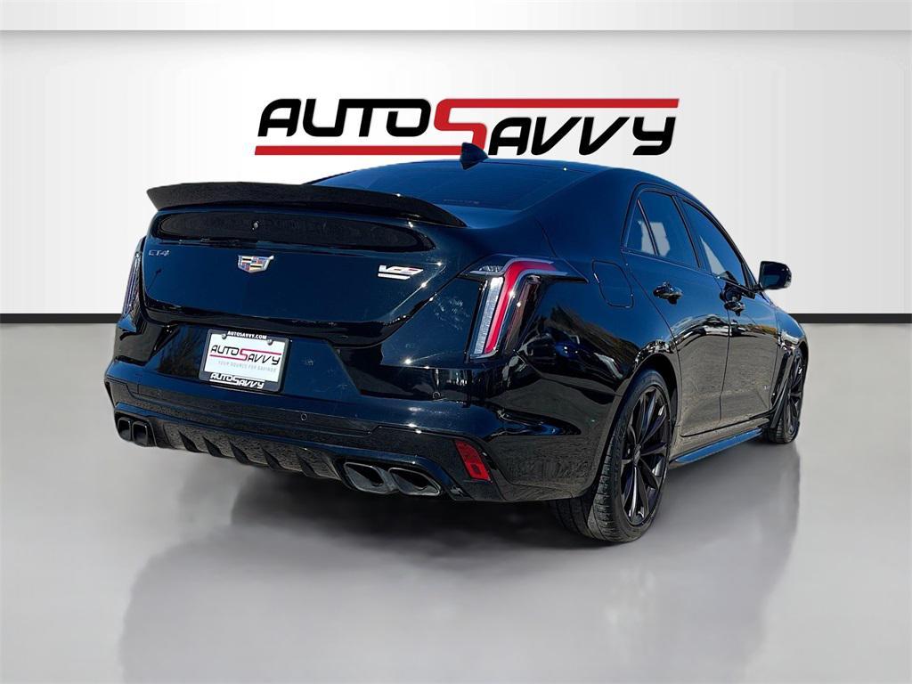 used 2022 Cadillac CT4-V car, priced at $47,000
