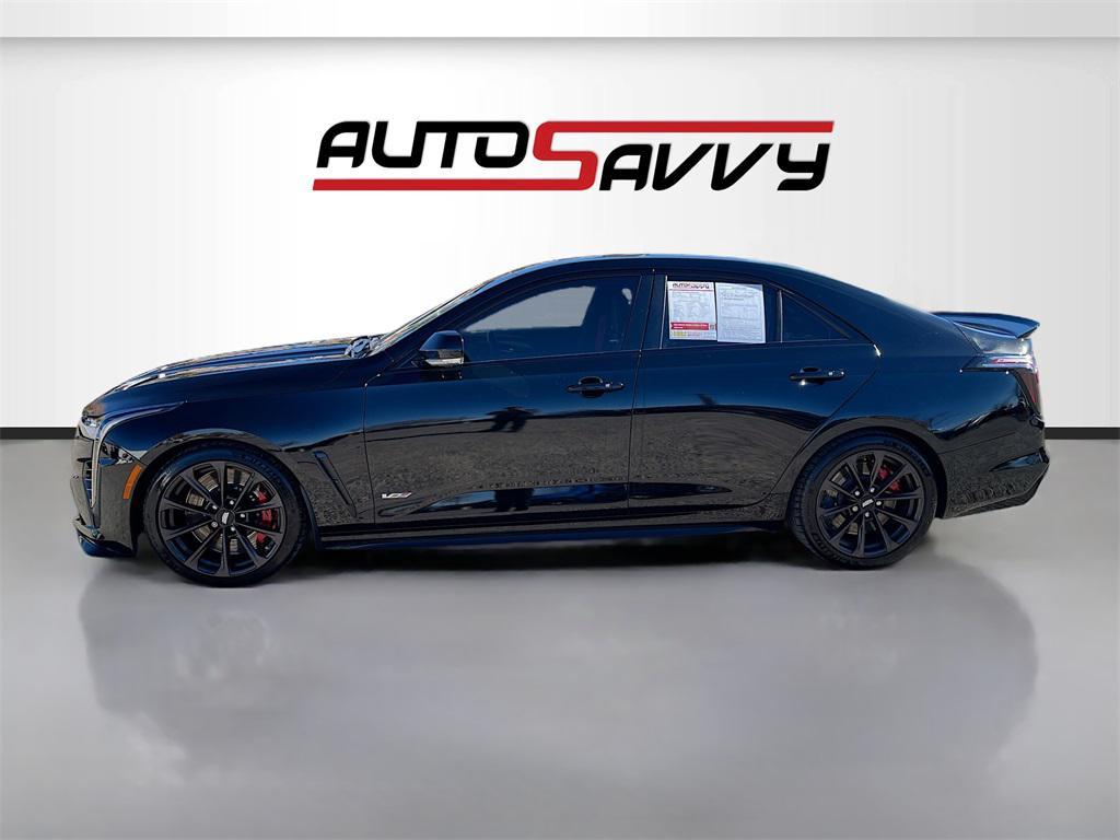 used 2022 Cadillac CT4-V car, priced at $47,000