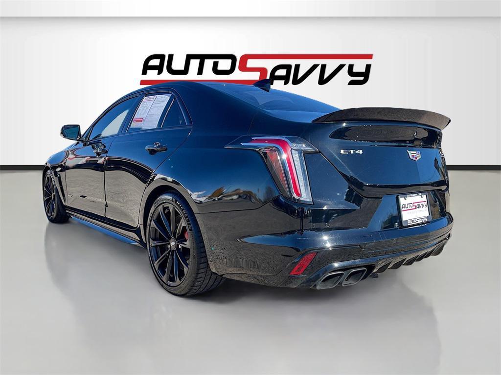 used 2022 Cadillac CT4-V car, priced at $47,000