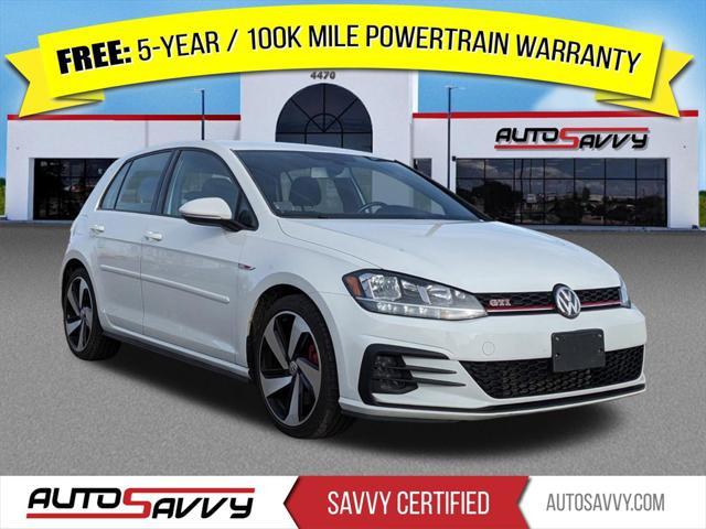 used 2020 Volkswagen Golf GTI car, priced at $19,000