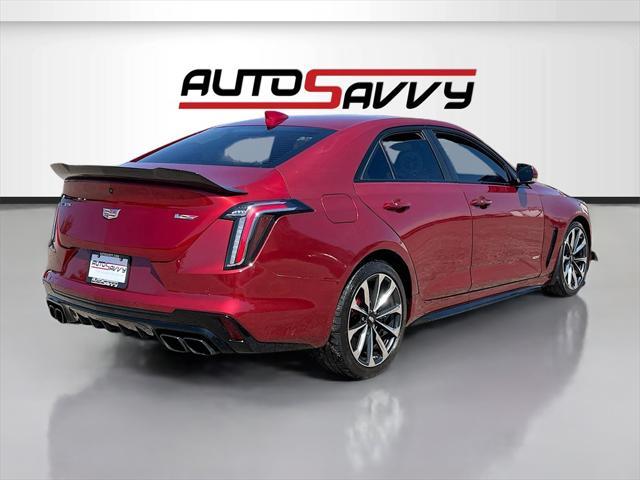 used 2022 Cadillac CT4-V car, priced at $48,000