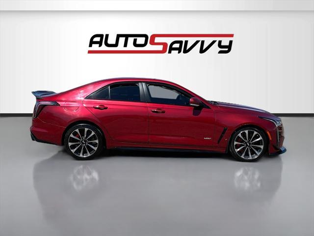 used 2022 Cadillac CT4-V car, priced at $48,000