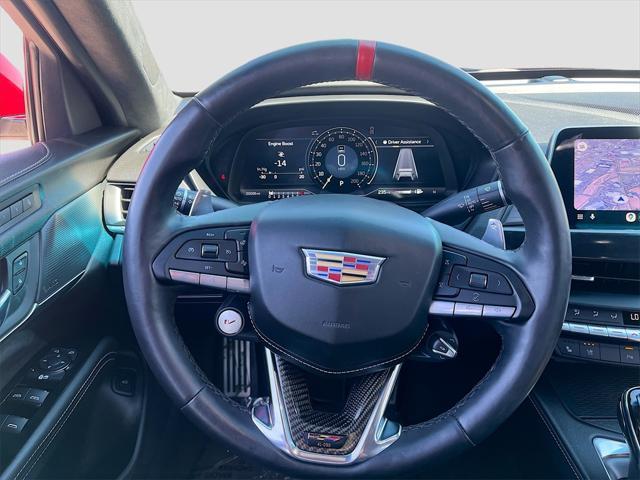 used 2022 Cadillac CT4-V car, priced at $48,000
