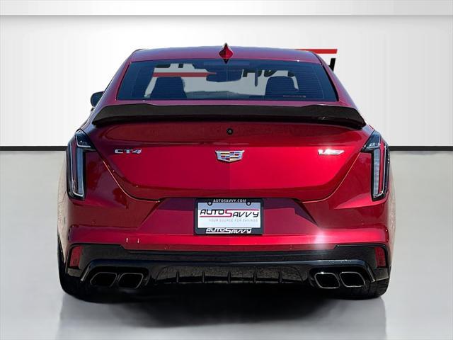 used 2022 Cadillac CT4-V car, priced at $48,000