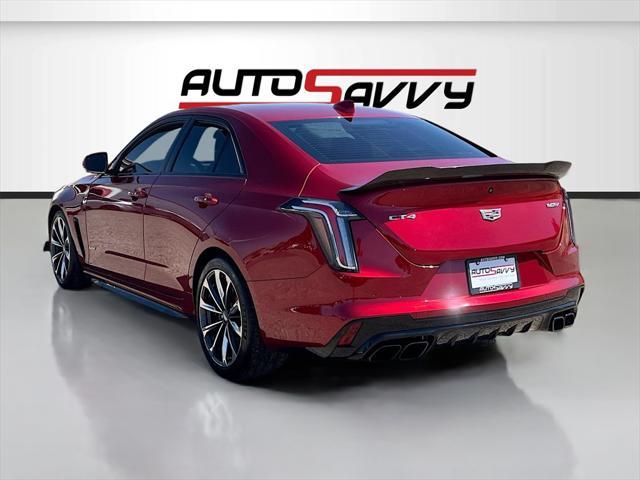 used 2022 Cadillac CT4-V car, priced at $48,000