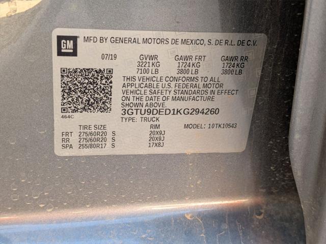 used 2019 GMC Sierra 1500 car, priced at $35,000