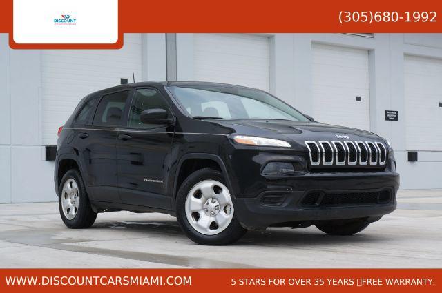 used 2017 Jeep Cherokee car, priced at $7,992