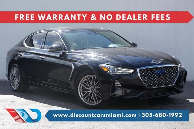 used 2021 Genesis G70 car, priced at $14,995