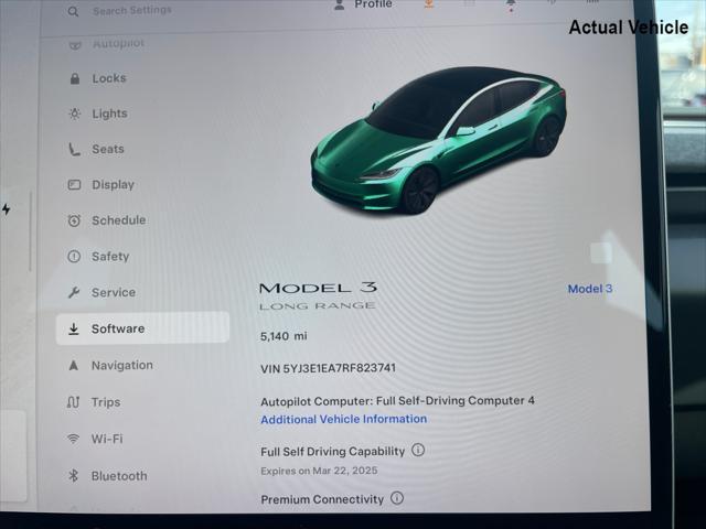 used 2024 Tesla Model 3 car, priced at $33,488