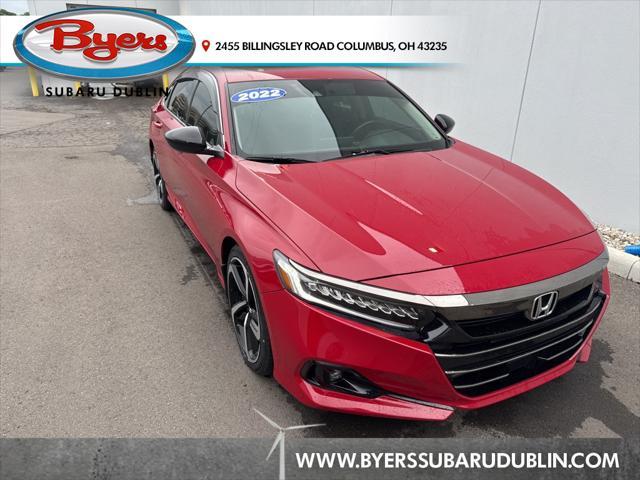 used 2022 Honda Accord car, priced at $24,592