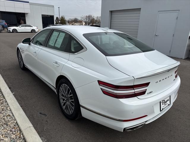 used 2023 Genesis G80 car, priced at $30,000