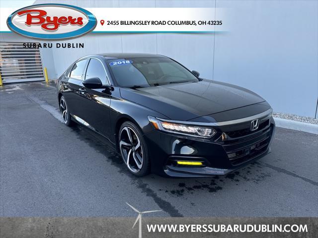 used 2018 Honda Accord car, priced at $21,834