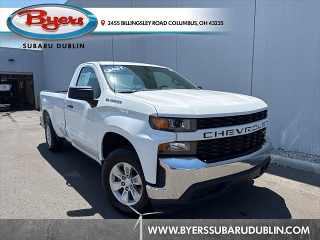 used 2021 Chevrolet Silverado 1500 car, priced at $19,000