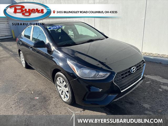 used 2021 Hyundai Accent car, priced at $14,500