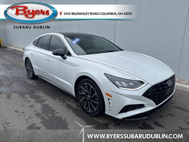 used 2020 Hyundai Sonata car, priced at $19,600