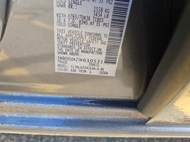 new 2026 Nissan Frontier car, priced at $37,571