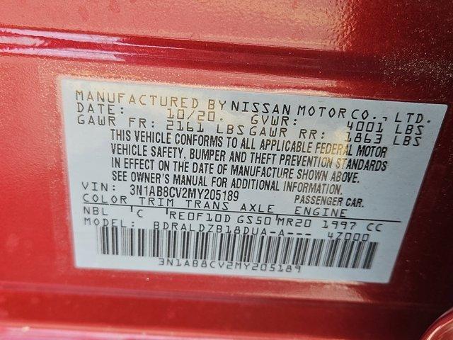 used 2021 Nissan Sentra car, priced at $17,888