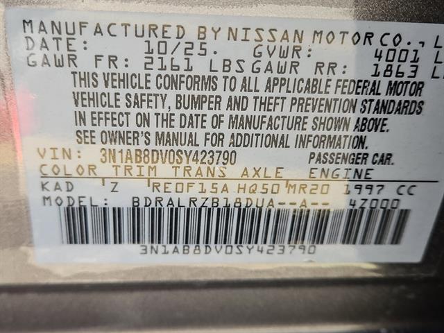 new 2025 Nissan Sentra car, priced at $24,342