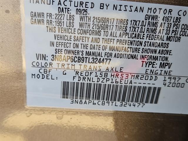 new 2026 Nissan Kicks car, priced at $26,235