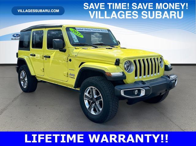 used 2022 Jeep Wrangler Unlimited car, priced at $31,500