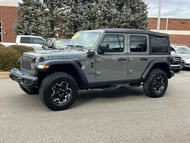 used 2022 Jeep Wrangler Unlimited 4xe car, priced at $36,000