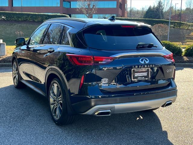 used 2021 INFINITI QX50 car, priced at $28,500