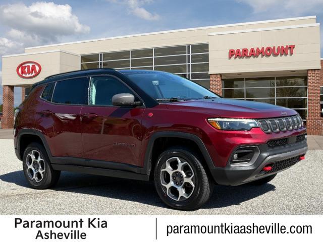 used 2022 Jeep Compass car, priced at $23,250