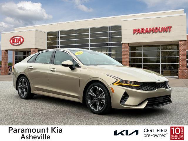used 2021 Kia K5 car, priced at $24,600