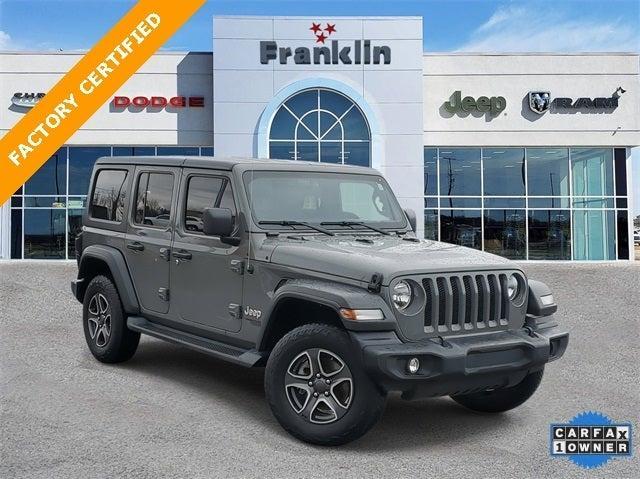 used 2020 Jeep Wrangler Unlimited car, priced at $31,903