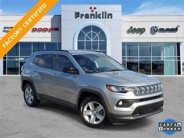 used 2022 Jeep Compass car, priced at $24,502